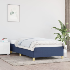 vidaXL kék szövet ágykeret 90 x 200 cm ágy és ágykellék