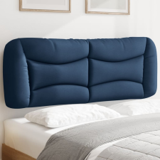 vidaXL kék szövet fejtámla párna 120 cm ágy és ágykellék