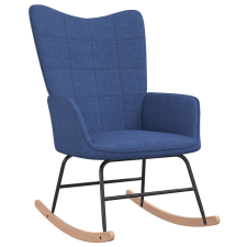 vidaXL kék szövet hintaszék (328011) bútor