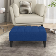 vidaXL kék szövet lábzsámoly 78 x 56 x 32 cm bútor