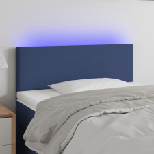 vidaXL kék szövet LED-es fejtámla 80 x 5 x 78/88 cm ágy és ágykellék