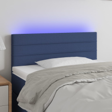 vidaXL kék szövet LED-es fejtámla 90x5x78/88 cm ágy és ágykellék