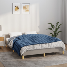vidaXL kék szövet súlyozott takaró 137 x 200 cm 10 kg lakástextília