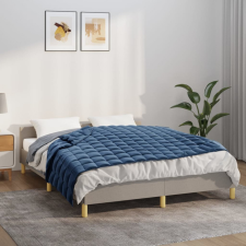 vidaXL kék szövet súlyozott takaró 137 x 200 cm 10 kg lakástextília