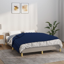 vidaXL kék szövet súlyozott takaró 150 x 200 cm 7 kg lakástextília