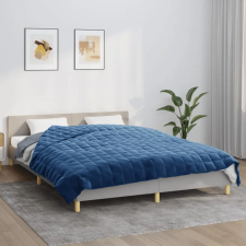 vidaXL kék szövet súlyozott takaró 200 x 220 cm 13 kg lakástextília