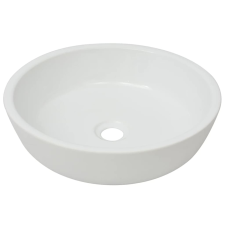 vidaXL Kerek, fehér kerámia mosdókagyló 42x12cm (142341) szaniter