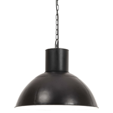 vidaXL kerek fekete függőlámpa 25 W 48 cm E27 (320565) világítás