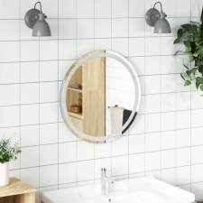 vidaXL kerek LED-es fürdőszobai tükör 60 cm bútor