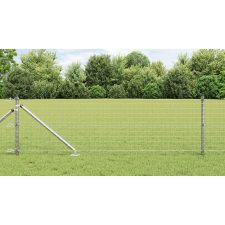 vidaXL Kerek oszlopok tüskékkel 7 db Ø32 mm 80 cm Horganyzott acél kerti bútor