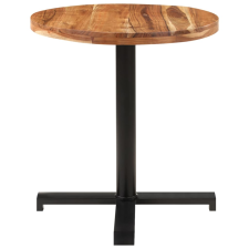 vidaXL kerek tömör akácfa bisztróasztal Ø70 x 75 cm (320279) bútor