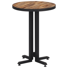vidaXL kerek tömör újrahasznosított tíkfa bisztróasztal Ø55 x 76 cm (358512) bútor