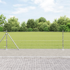 vidaXL Kerítés 0.8x100 m Horganyzott Acél építőanyag