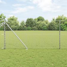 vidaXL Kerítési Készlet 2 db Horganyzott acél 25 x 1.2 m építőanyag