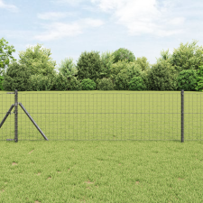 vidaXL Kerítési Oszlopok 13 db Szürke Ø32 mm 100 cm Galvanizált Acél kerti bútor