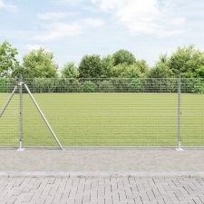 vidaXL Kerítésoszlop Készlet 2 db Horganyzott acél 25 x 1 m Tartós építőanyag
