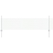 vidaXL Kerítésoszlopok 11 db U-csatornás 60 cm Horganyzott Acél (3337061) építőanyag