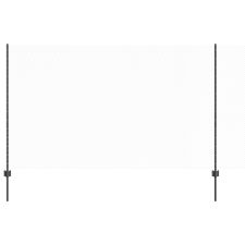 vidaXL Kerítésoszlopok 22 db U-Channel Szürke 140 cm Acél (3336937) építőanyag