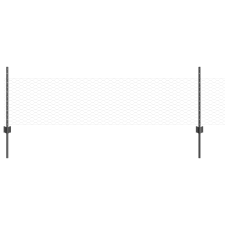 vidaXL Kerítésoszlopok 5 db U-csatorna Szürke 60 cm Acél (3336811) építőanyag