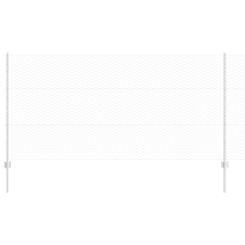 vidaXL Kerítésposztok 22 db U-csatorna 120 cm Horganyzott Acél (3337075) építőanyag