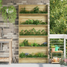 vidaXL Kert Növényállvány 5-Tier 90x15x180 cm Impregnált Fa Fenyő kerti tárolás