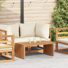 vidaXL Kert Oldalasztal 90x49.7x36 cm Tömör Fa Teak kerti bútor