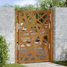 vidaXL kerti kapu 105x130 cm időjárásálló acél Light Design kerti bútor