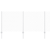 vidaXL Kerti Kerítés Készlet 2 db Horganyzott acél 25 x 1 m Tartós (3336307)