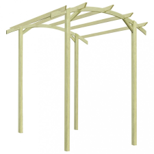 vidaXL kerti pergola impregnált fenyőfalécekből 180 x 197 x 210 cm kerti bútor