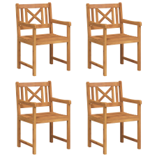 vidaXL Kerti székek 4 db 56x55.5x90 cm Tömör akácfából (3324846) kerti bútor