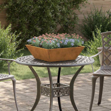 vidaXL Kerti Tál Ültető 5 pcs Rozsdás 50 x 50 x 15 cm kerti tárolás