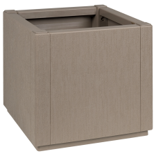 vidaXL Kertitermesztő Világosbarna 36x36x35 cm PP kerti tárolás
