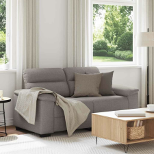 vidaXL kétszemélyes fekete szövetkanapé 120 cm bútor