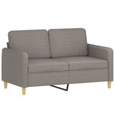 vidaXL kétszemélyes fekete szövetkanapé 120 cm (359477) bútor