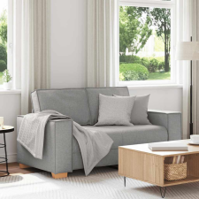 vidaXL kétszemélyes, felhőszürke szövetkanapé 120 cm bútor