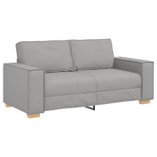 vidaXL kétszemélyes, felhőszürke szövetkanapé 140 cm (4104988) bútor