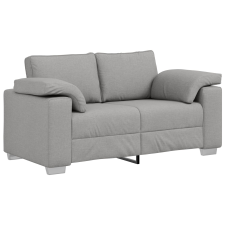 vidaXL Kétszemélyes Kanapé – Felhős Szürke, 120 cm, Szövet (4105225) bútor