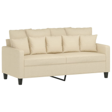 vidaXL kétszemélyes krémszínű szövetkanapé 140 cm (359269) bútor