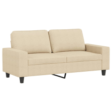 vidaXL kétszemélyes krémszínű szövetkanapé 140 cm (359393) bútor