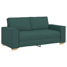 vidaXL kétszemélyes sötétzöld szövetkanapé 140 cm (4104985) bútor