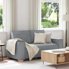 vidaXL kétszemélyes világosszürke szövetkanapé 120 cm bútor