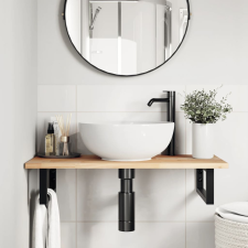 vidaXL kezeletlen tömör akácfa fürdőszobapult 100x40x2 cm fürdőszoba bútor