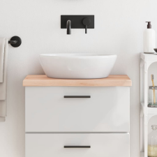 vidaXL Kezeletlen tömör fa fürdőszobai pult 60x40x4 cm fürdőszoba bútor