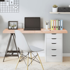 vidaXL Kezeletlen tömör tölgyfa asztallap 140x60x6 cm bútor