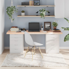 vidaXL Kezeletlen tömör tölgyfa asztallap 180x50x6 cm bútor