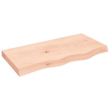 vidaXL kezeletlen tömör tölgyfa asztallap 80x40x6 cm (3156292) bútor
