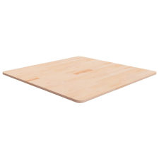 vidaXL kezeletlen tömör tölgyfa asztallap 80x80x1,5 cm bútor