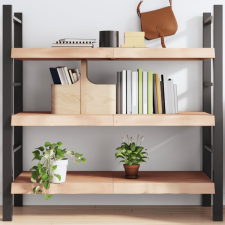 vidaXL kezeletlen tömör tölgyfa fali polc 120x50x(2-6) cm bútor