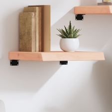 vidaXL kezeletlen tömör tölgyfa fali polc 40x40x(2-6) cm bútor