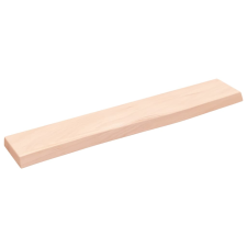 vidaXL kezeletlen tömör tölgyfa fali polc 60x10x2 cm (363518) bútor